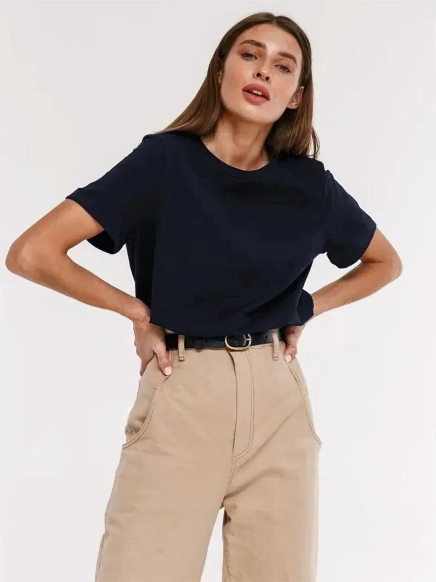 100% Cotton Casual T-Shirt for Everyday Wear - Comfortable Fit, Versatile Style, Ideal for All Seasons