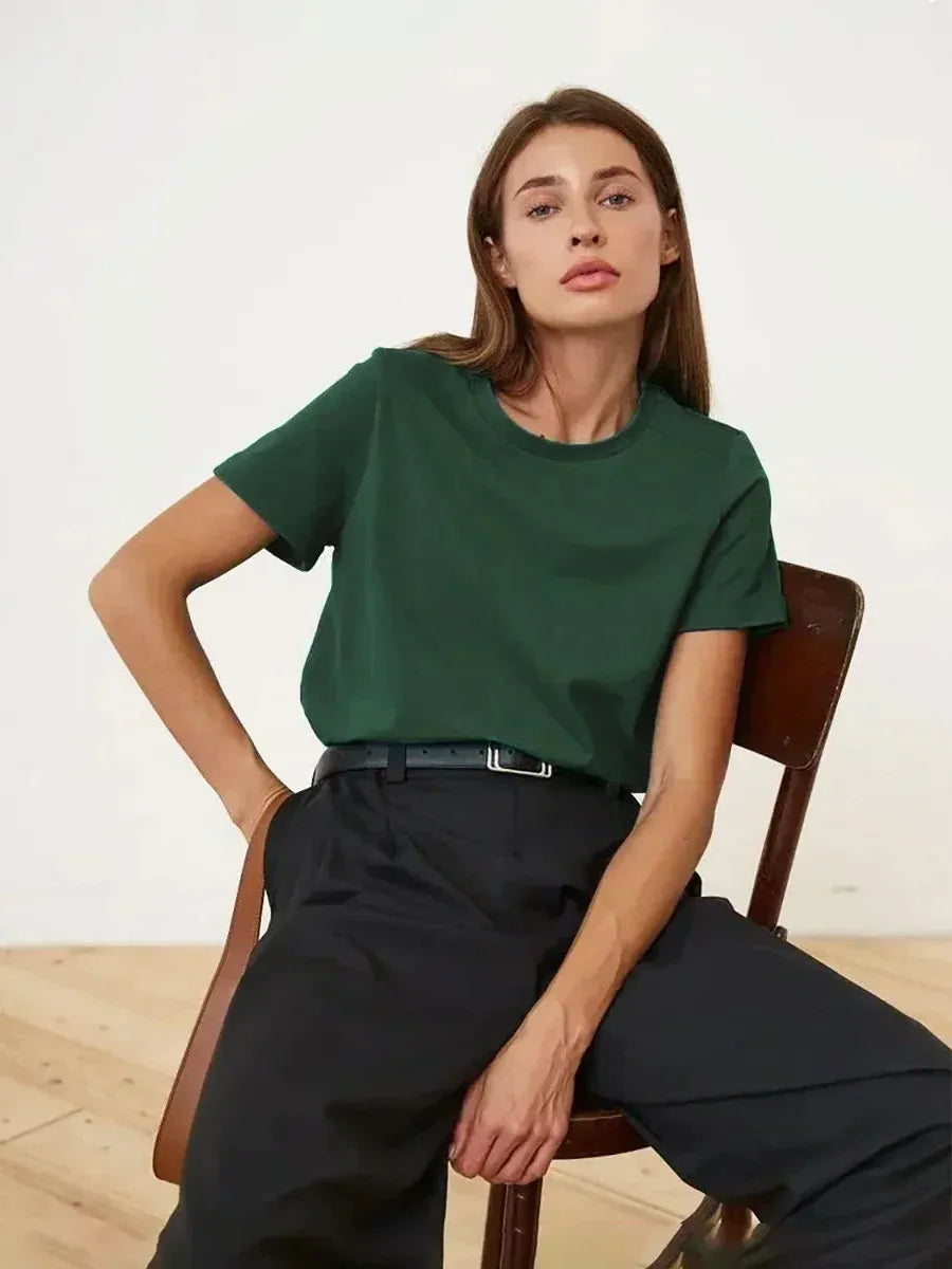 100% Cotton Casual T-Shirt for Everyday Wear - Comfortable Fit, Versatile Style, Ideal for All Seasons