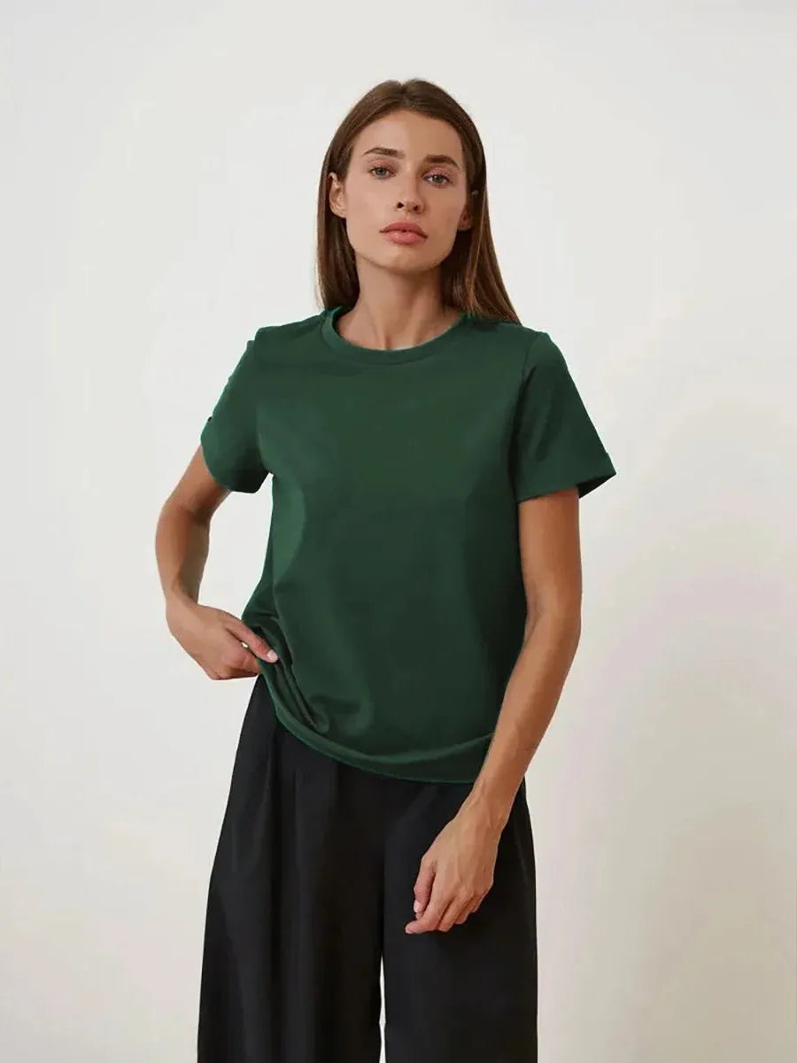 100% Cotton Casual T-Shirt for Everyday Wear - Comfortable Fit, Versatile Style, Ideal for All Seasons