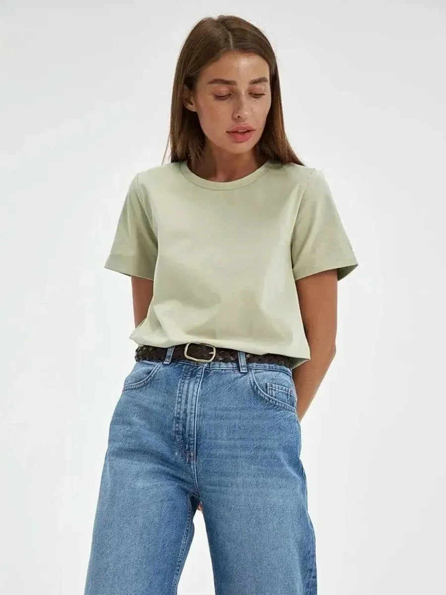 100% Cotton Casual T-Shirt for Everyday Wear - Comfortable Fit, Versatile Style, Ideal for All Seasons