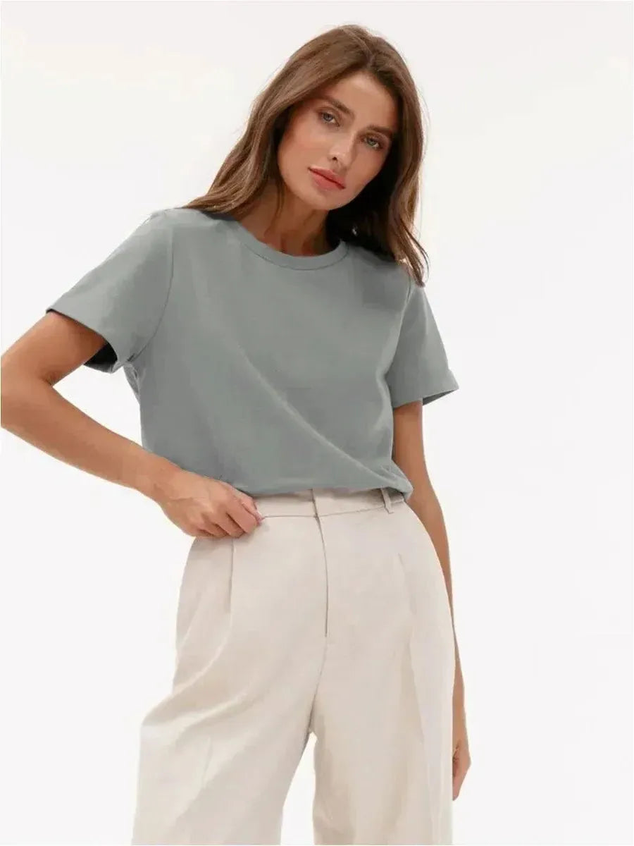 100% Cotton Casual T-Shirt for Everyday Wear - Comfortable Fit, Versatile Style, Ideal for All Seasons