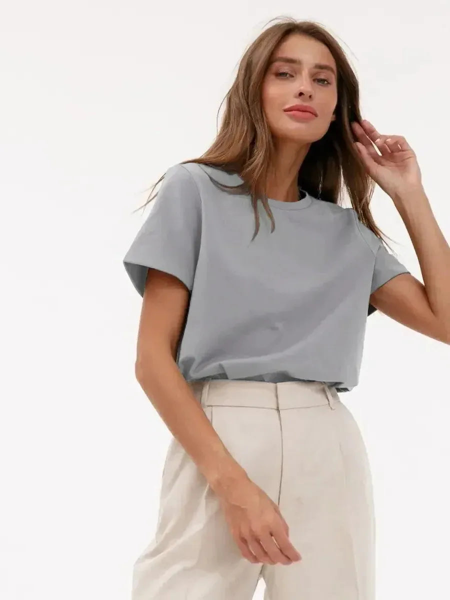 100% Cotton Casual T-Shirt for Everyday Wear - Comfortable Fit, Versatile Style, Ideal for All Seasons