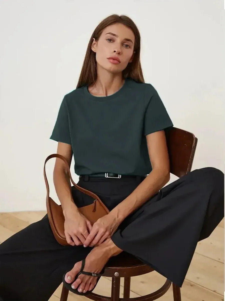 100% Cotton Casual T-Shirt for Everyday Wear - Comfortable Fit, Versatile Style, Ideal for All Seasons