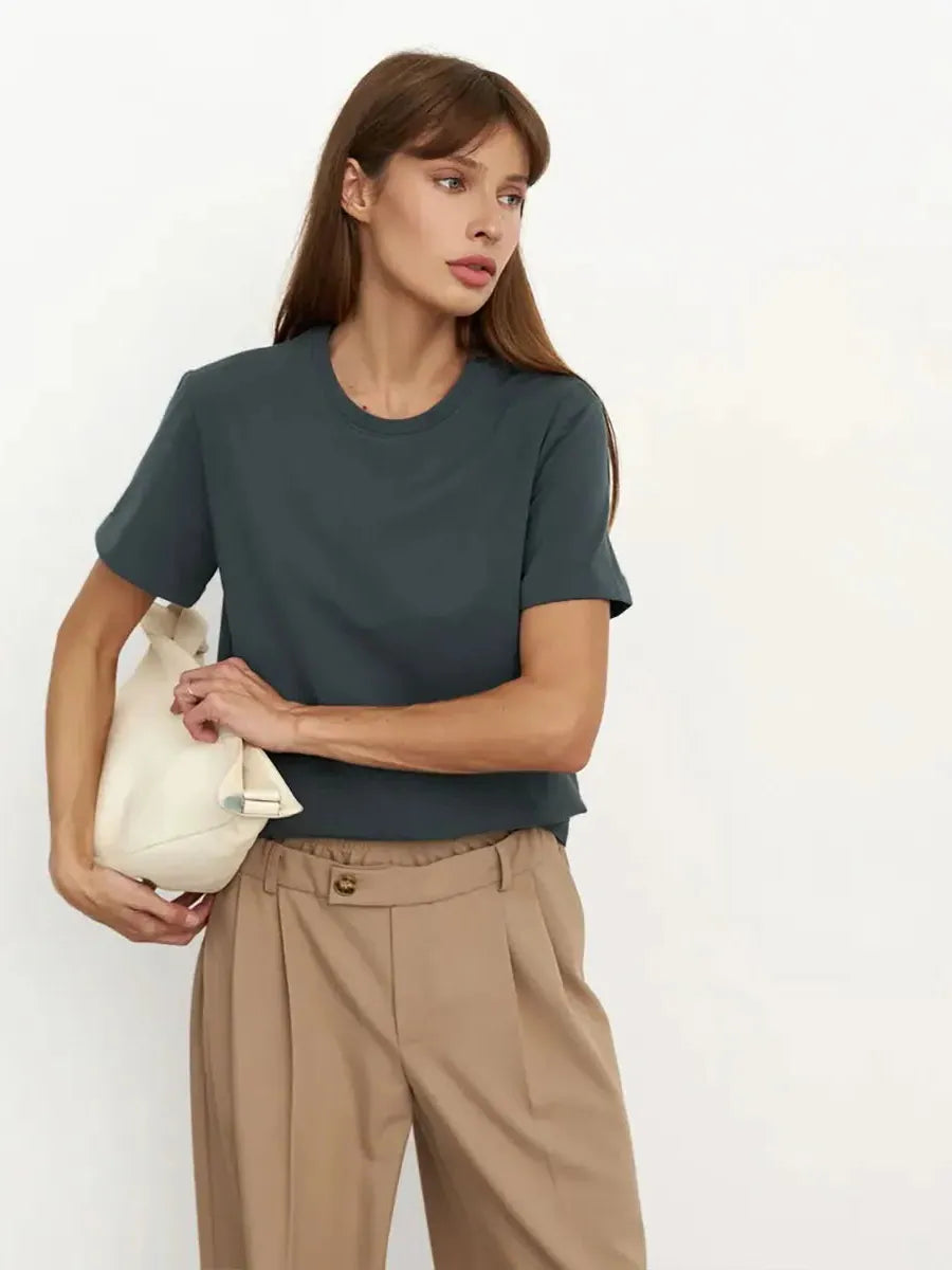 100% Cotton Casual T-Shirt for Everyday Wear - Comfortable Fit, Versatile Style, Ideal for All Seasons