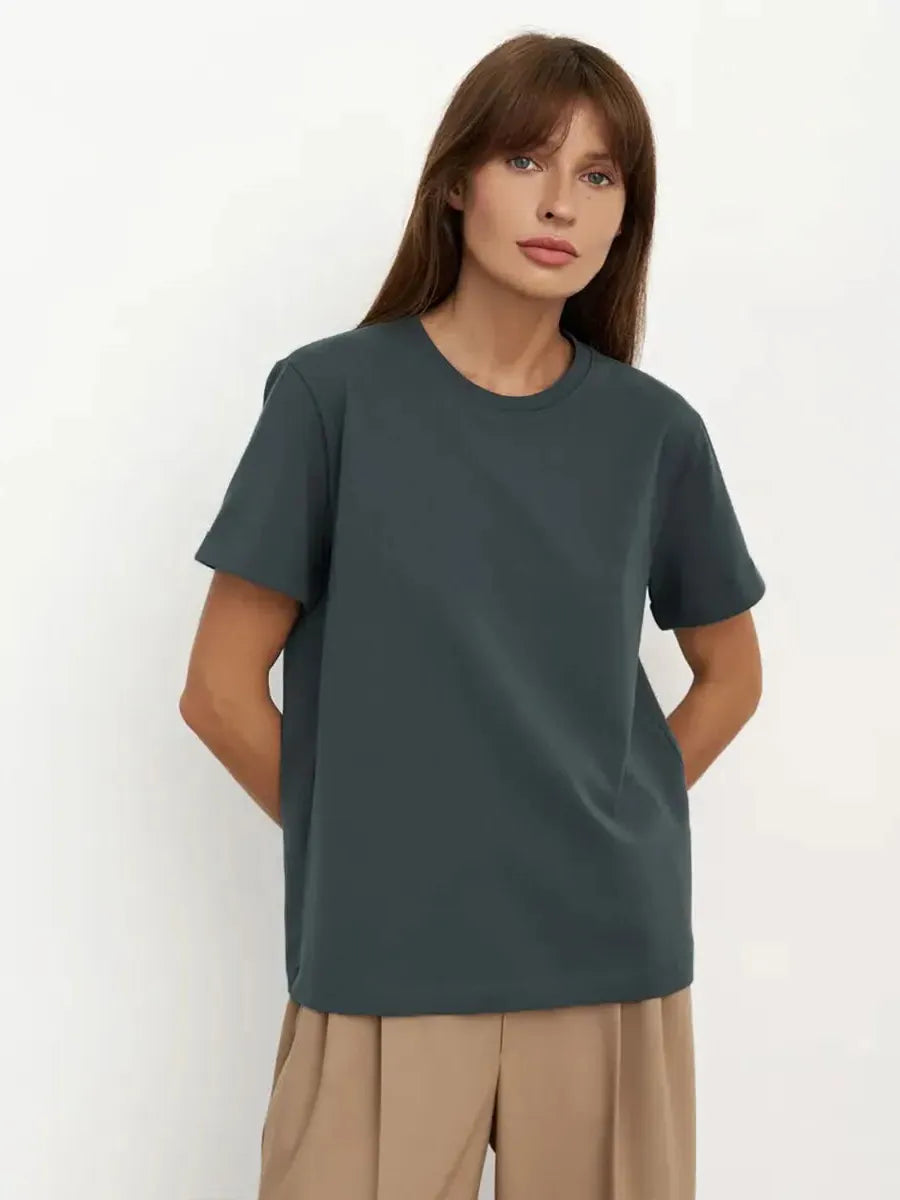 100% Cotton Casual T-Shirt for Everyday Wear - Comfortable Fit, Versatile Style, Ideal for All Seasons