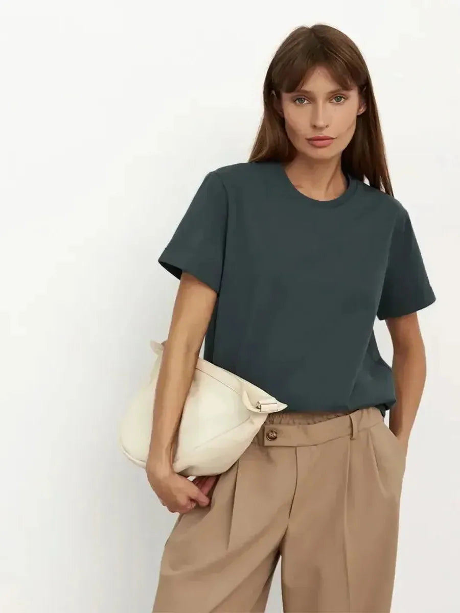 100% Cotton Casual T-Shirt for Everyday Wear - Comfortable Fit, Versatile Style, Ideal for All Seasons