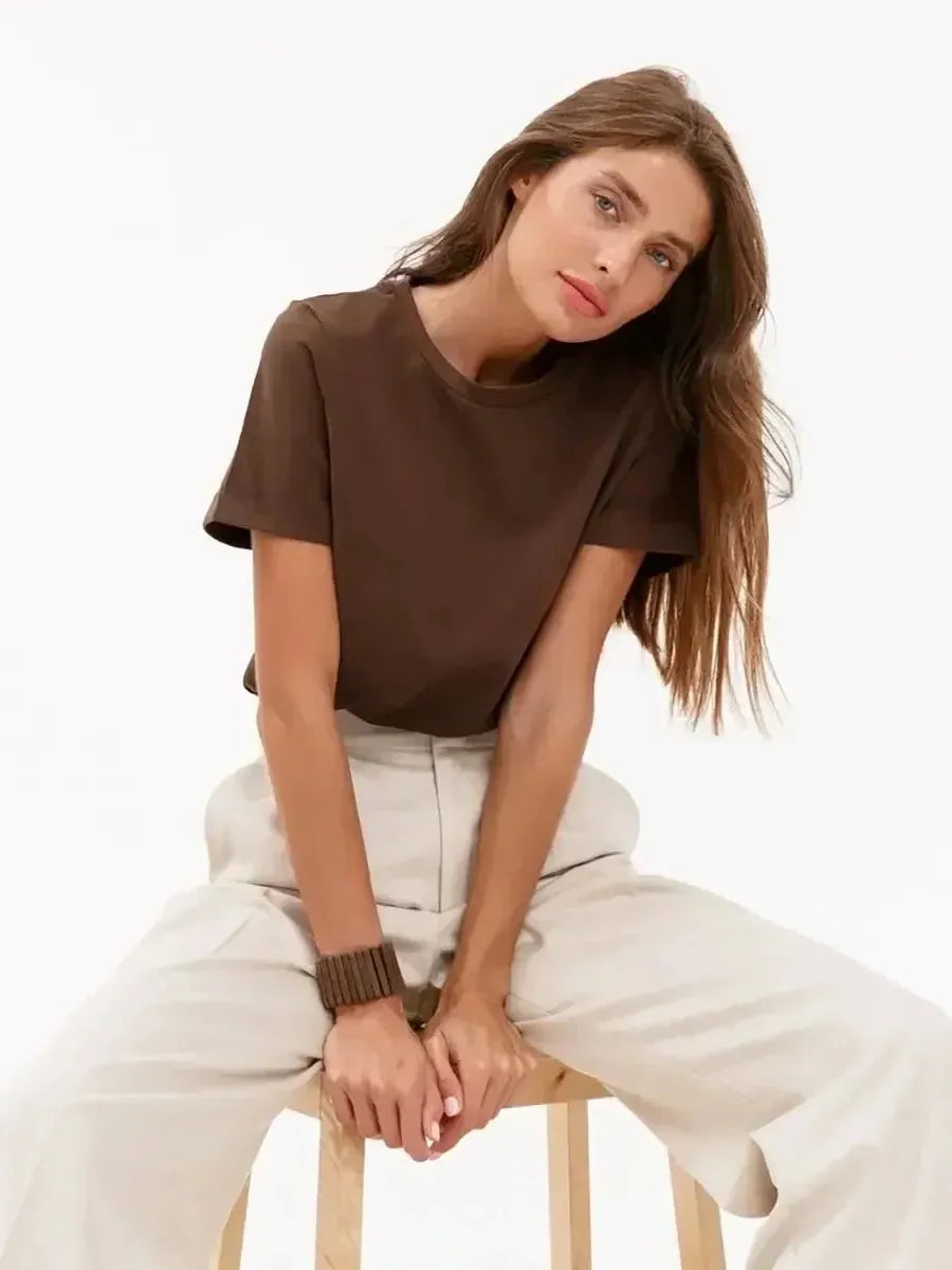 100% Cotton Casual T-Shirt for Everyday Wear - Comfortable Fit, Versatile Style, Ideal for All Seasons