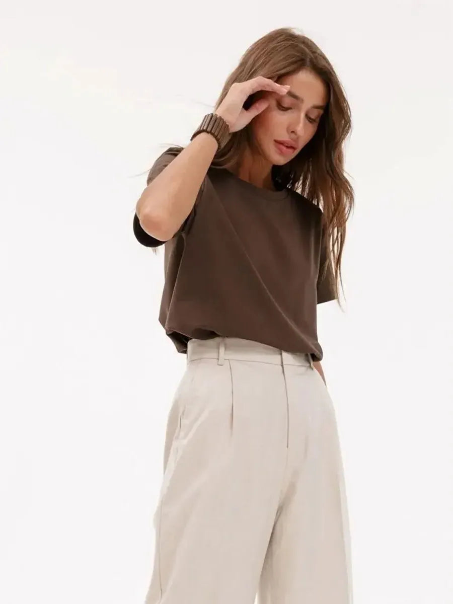 100% Cotton Casual T-Shirt for Everyday Wear - Comfortable Fit, Versatile Style, Ideal for All Seasons