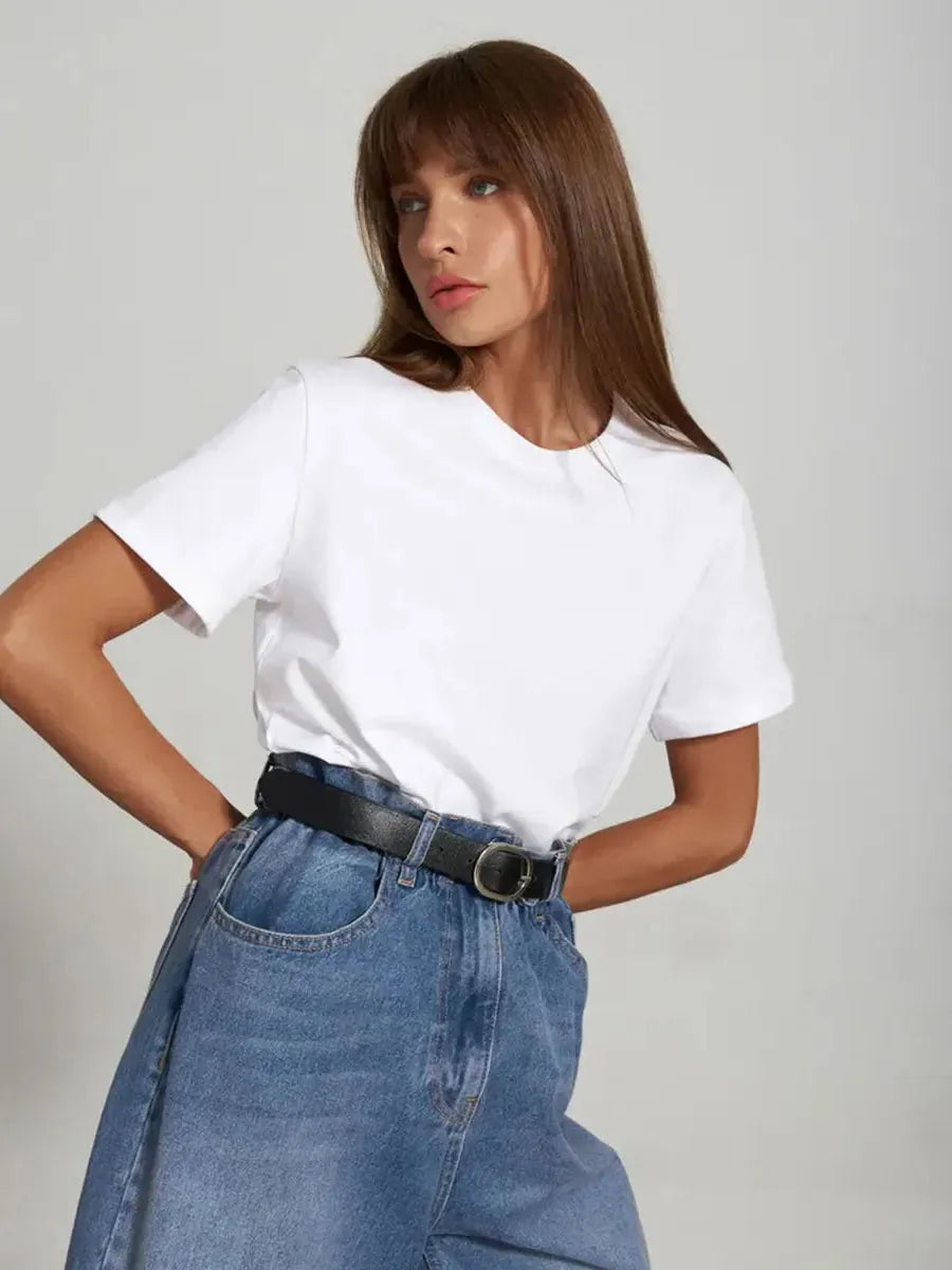 100% Cotton Casual T-Shirt for Everyday Wear - Comfortable Fit, Versatile Style, Ideal for All Seasons