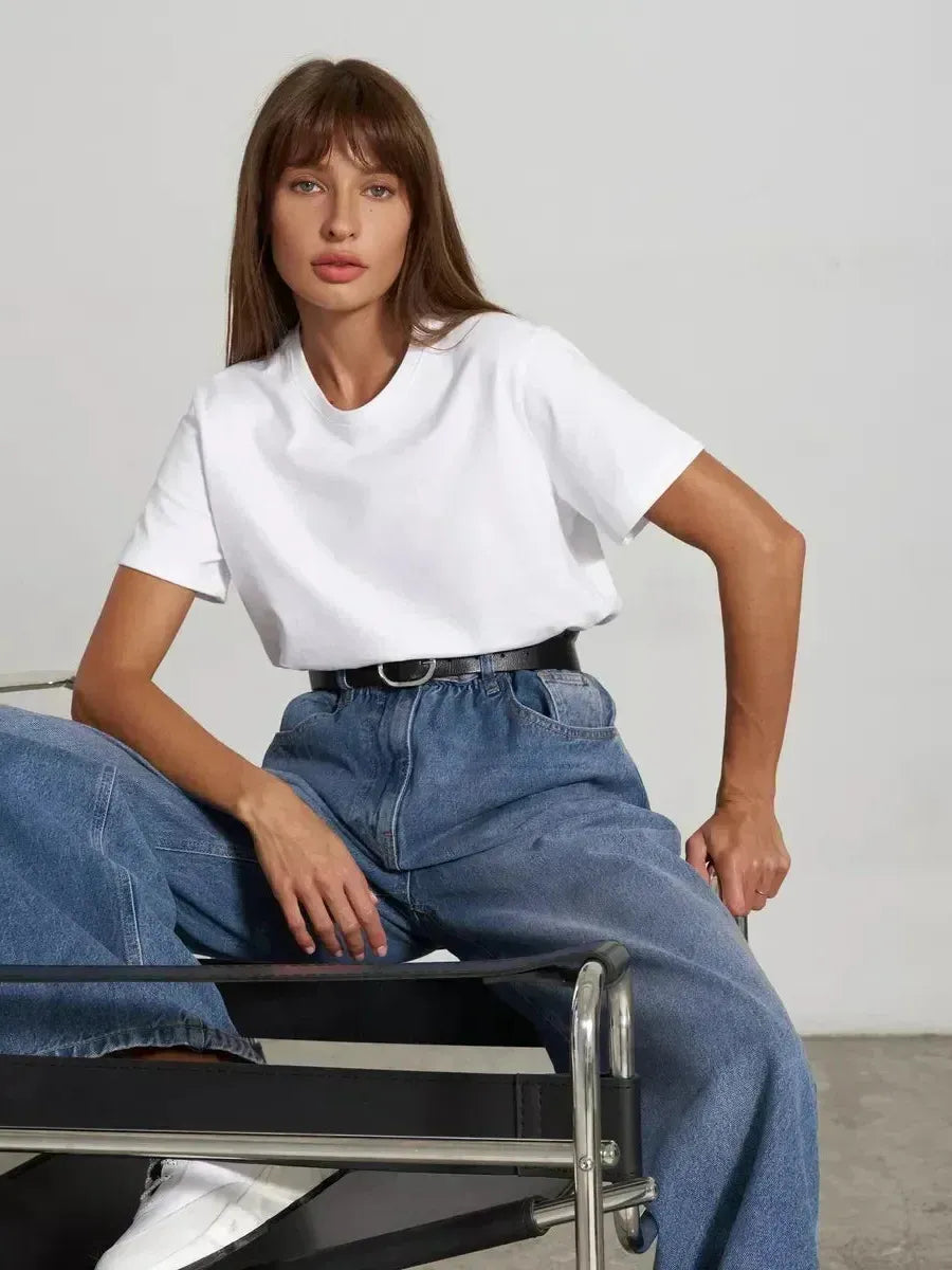 100% Cotton Casual T-Shirt for Everyday Wear - Comfortable Fit, Versatile Style, Ideal for All Seasons