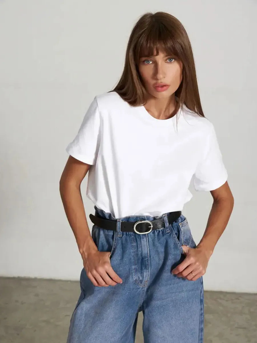 100% Cotton Casual T-Shirt for Everyday Wear - Comfortable Fit, Versatile Style, Ideal for All Seasons