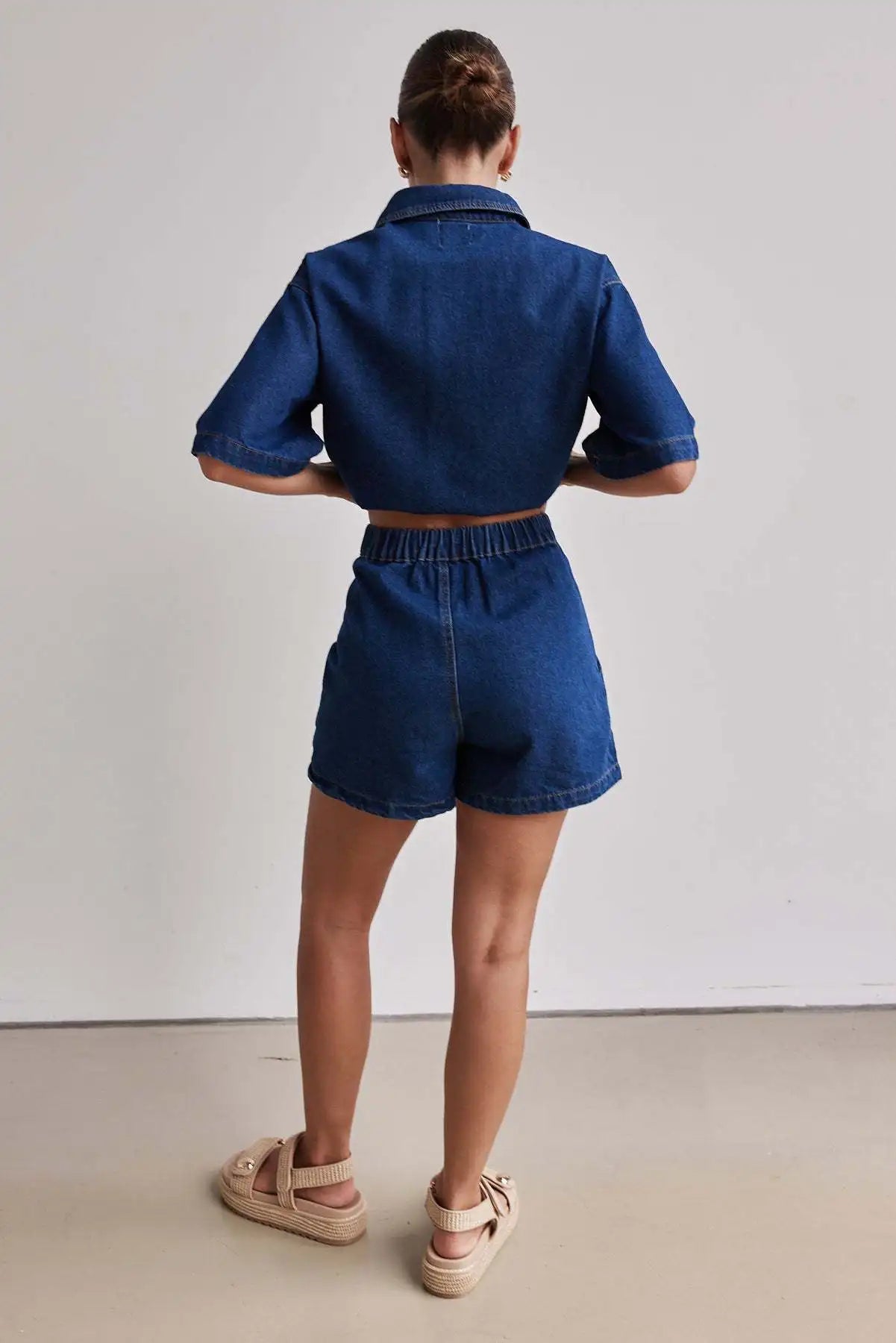 100% Cotton Denim Outfit for Women - Casual Chic Set for Everyday Wear