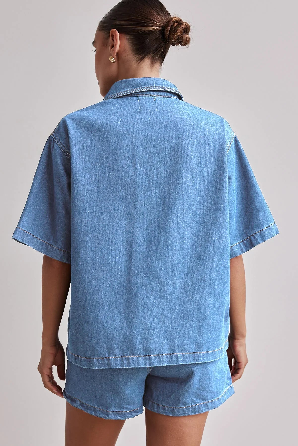 100% Cotton Denim Outfit for Women - Casual Chic Set for Everyday Wear