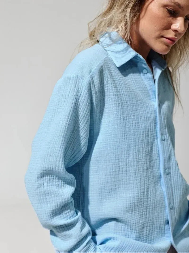 100% Cotton Summer Shirt for Men - Lightweight Casual Short Sleeve Top for Warm Weather Wear