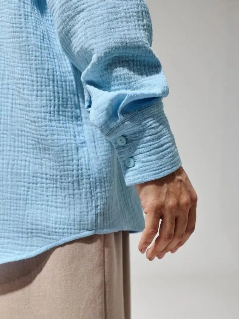 100% Cotton Summer Shirt for Men - Lightweight Casual Short Sleeve Top for Warm Weather Wear