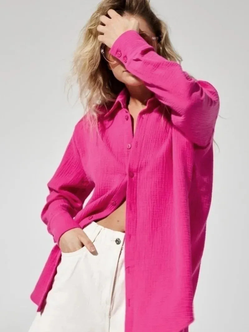 100% Cotton Summer Shirt for Men - Lightweight Casual Short Sleeve Top for Warm Weather Wear