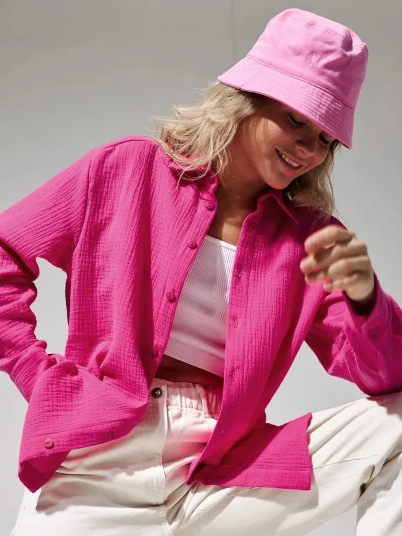 100% Cotton Summer Shirt for Men - Lightweight Casual Short Sleeve Top for Warm Weather Wear