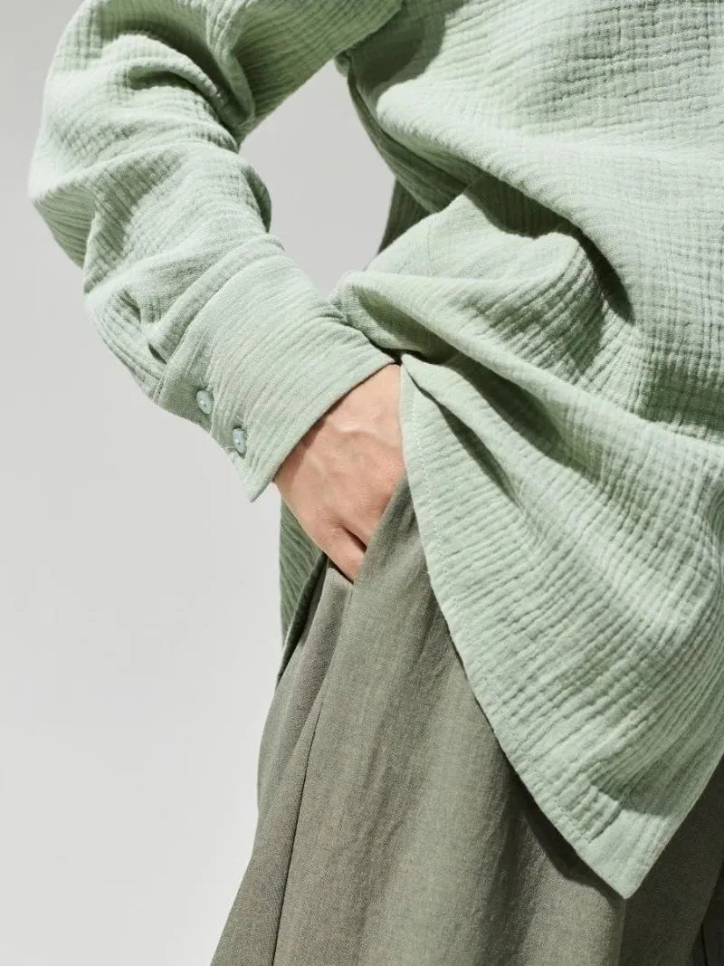 100% Cotton Summer Shirt for Men - Lightweight Casual Short Sleeve Top for Warm Weather Wear