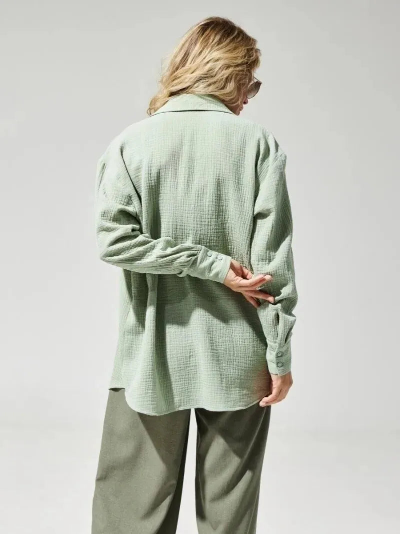 100% Cotton Summer Shirt for Men - Lightweight Casual Short Sleeve Top for Warm Weather Wear