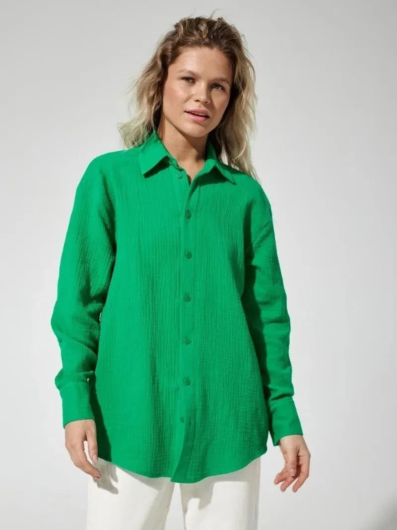 100% Cotton Summer Shirt for Men - Lightweight Casual Short Sleeve Top for Warm Weather Wear