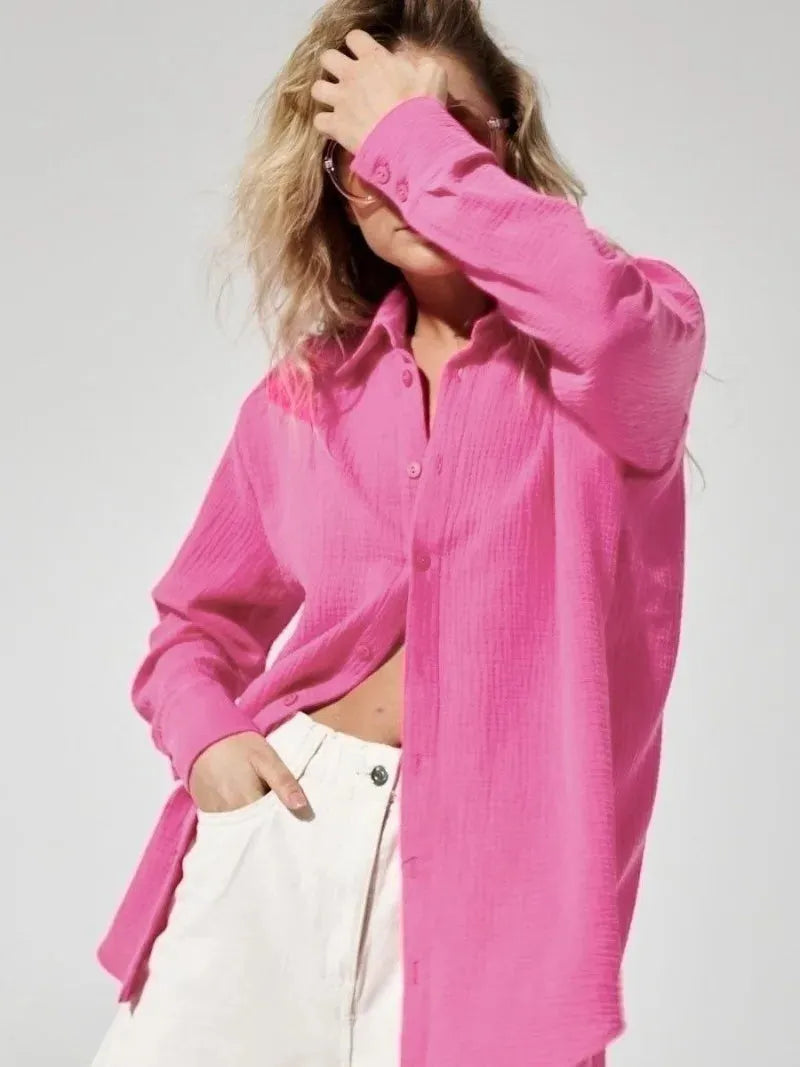 100% Cotton Summer Shirt for Men - Lightweight Casual Short Sleeve Top for Warm Weather Wear