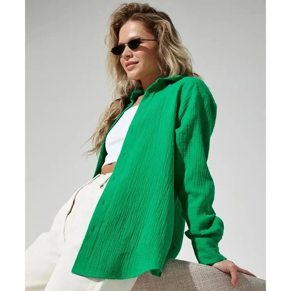 100% Cotton Summer Shirt for Men - Lightweight Casual Short Sleeve Top for Warm Weather Wear