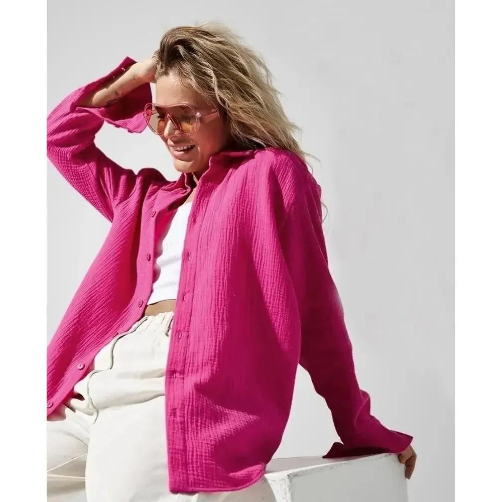 100% Cotton Summer Shirt for Men - Lightweight Casual Short Sleeve Top for Warm Weather Wear