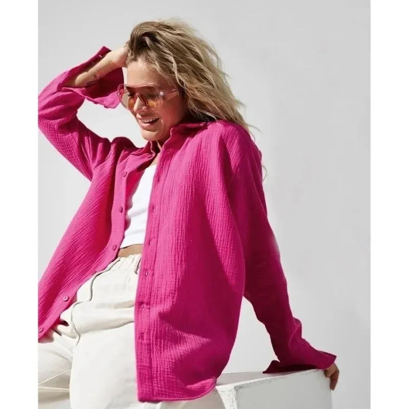 100% Cotton Summer Shirt for Men - Lightweight Casual Short Sleeve Top for Warm Weather Wear