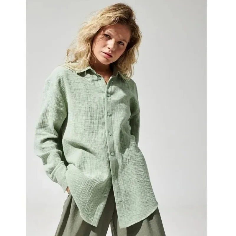 100% Cotton Summer Shirt for Men - Lightweight Casual Short Sleeve Top for Warm Weather Wear