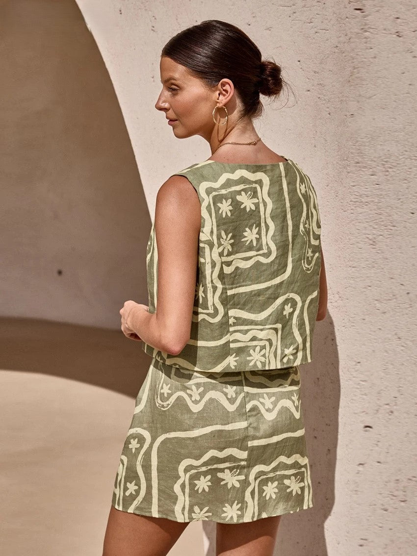 Alessia 3-Piece Lounge Set - Soft Cotton Fabric - Casual Chic Style - Perfect for Relaxing at Home