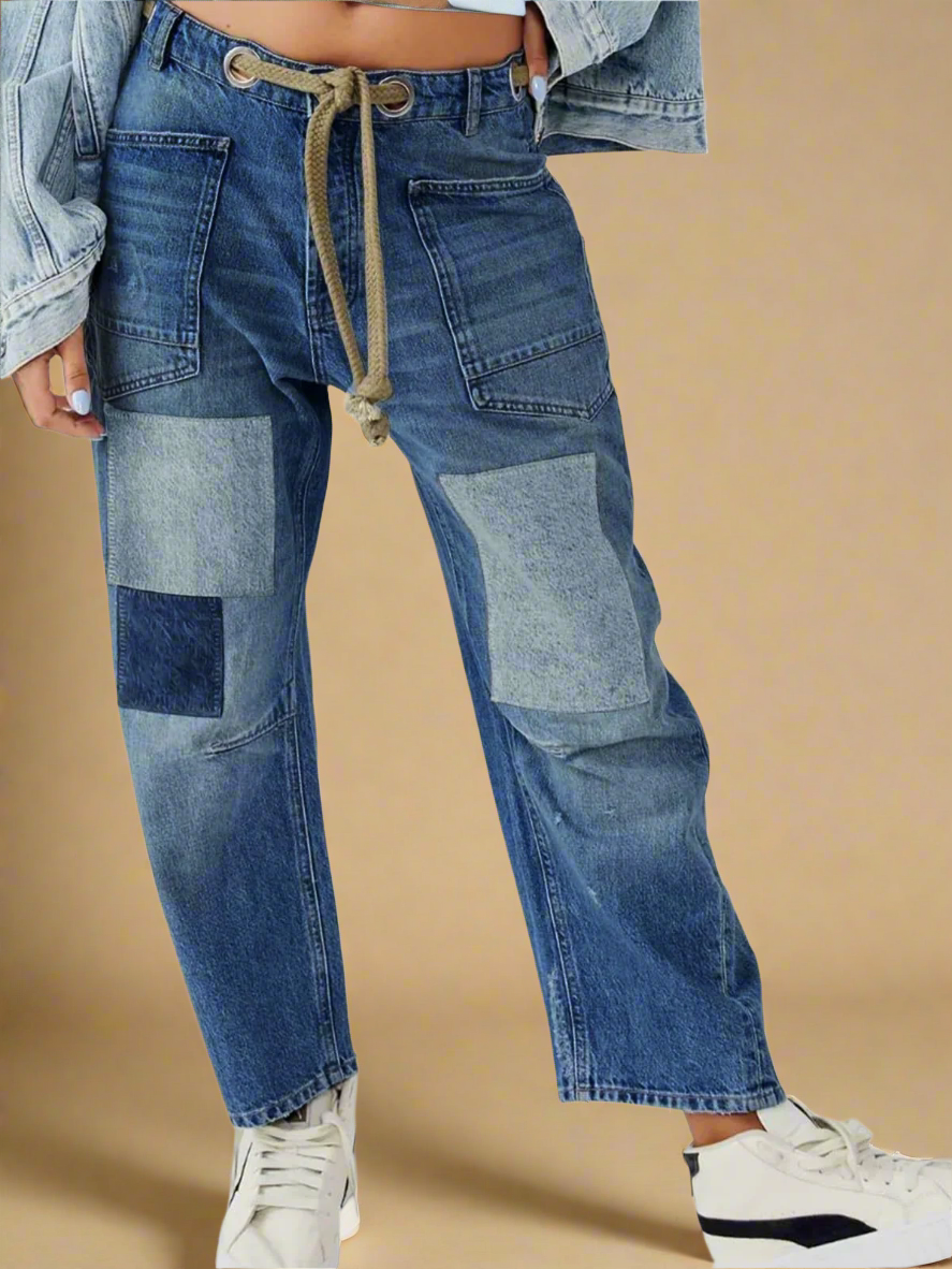 Artisan Cotton Blend Pants for Women | Casual Chic Style | Versatile Everyday Wear | Available in Multiple Sizes