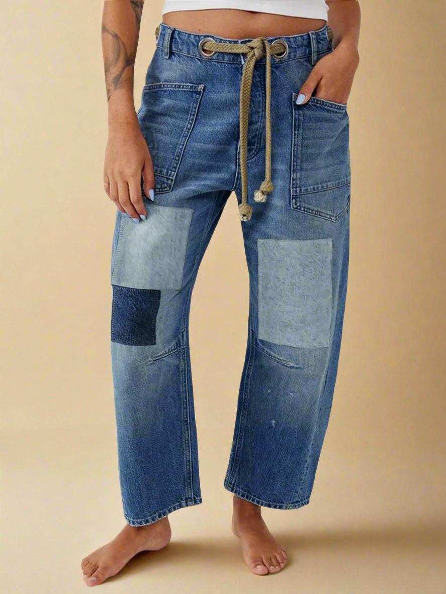 Artisan Cotton Blend Pants for Women | Casual Chic Style | Versatile Everyday Wear | Available in Multiple Sizes