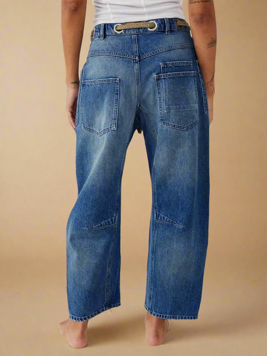 Artisan Cotton Blend Pants for Women | Casual Chic Style | Versatile Everyday Wear | Available in Multiple Sizes