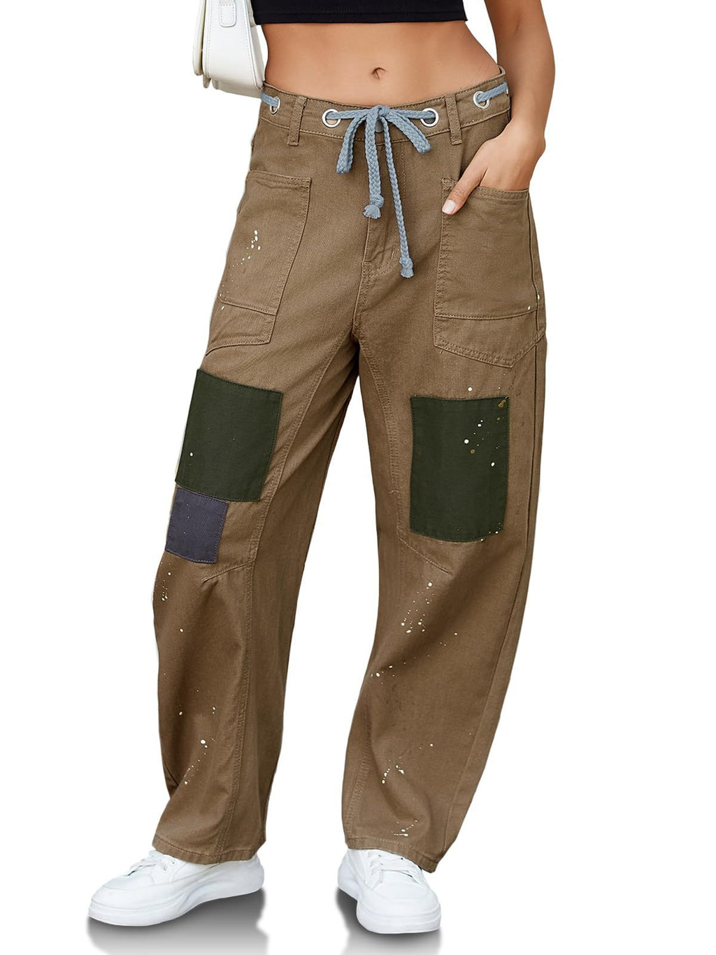 Artisan Cotton Blend Pants for Women | Casual Chic Style | Versatile Everyday Wear | Available in Multiple Sizes