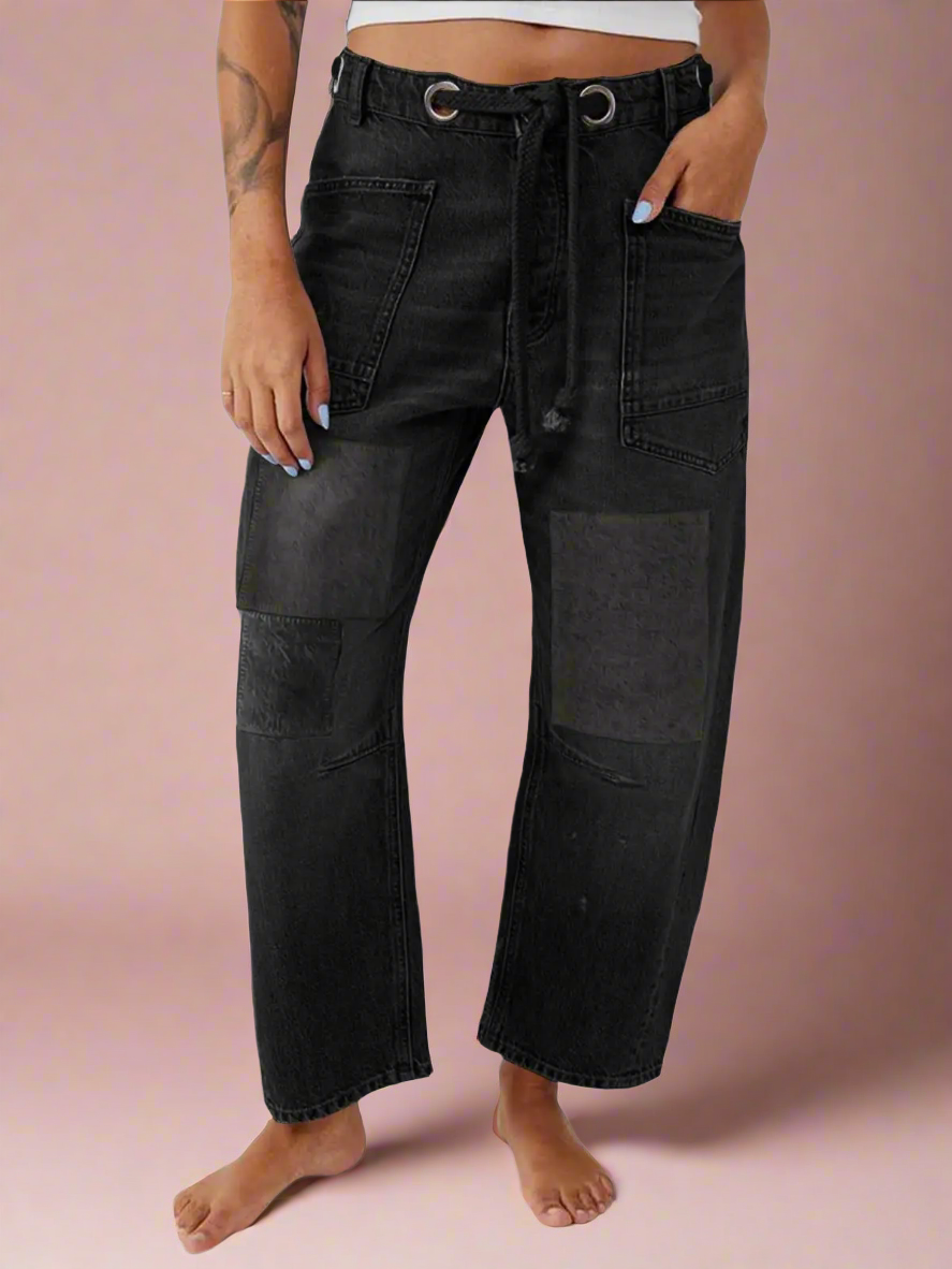 Artisan Cotton Blend Pants for Women | Casual Chic Style | Versatile Everyday Wear | Available in Multiple Sizes