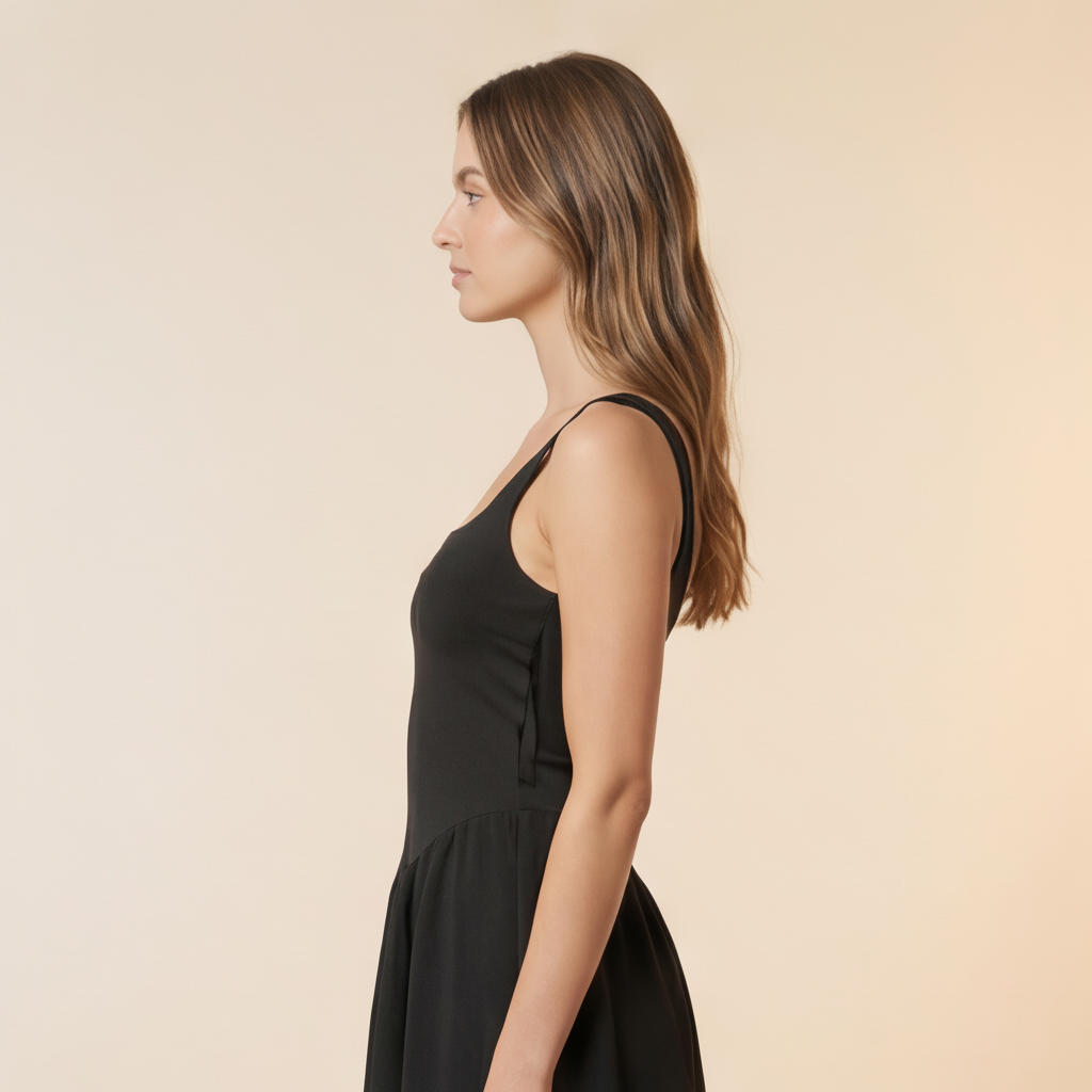 Backless Tie Mini Dress - Lightweight Fabric - Casual Summer Wear - Perfect for Parties and Events