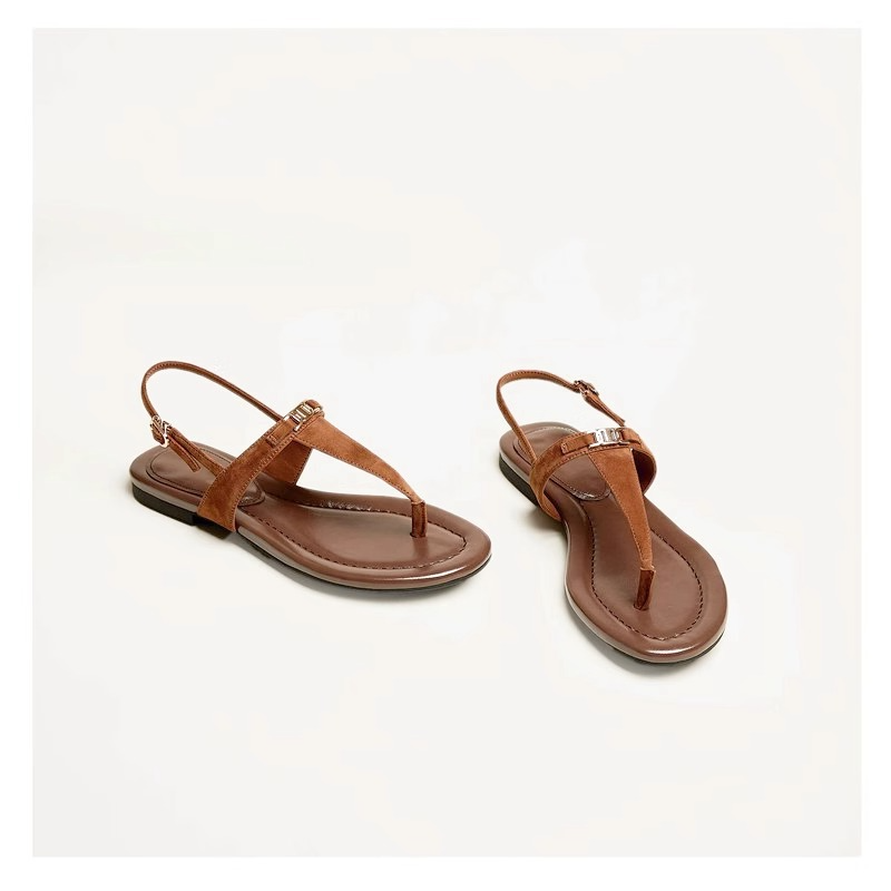 Buckle Strap Sandals for Women - Comfortable Casual Footwear for Summer - Adjustable Fit, Versatile Design