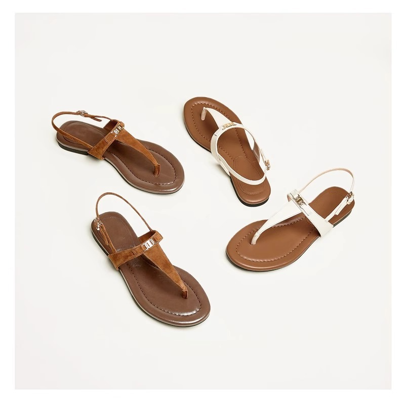 Buckle Strap Sandals for Women - Comfortable Casual Footwear for Summer - Adjustable Fit, Versatile Design