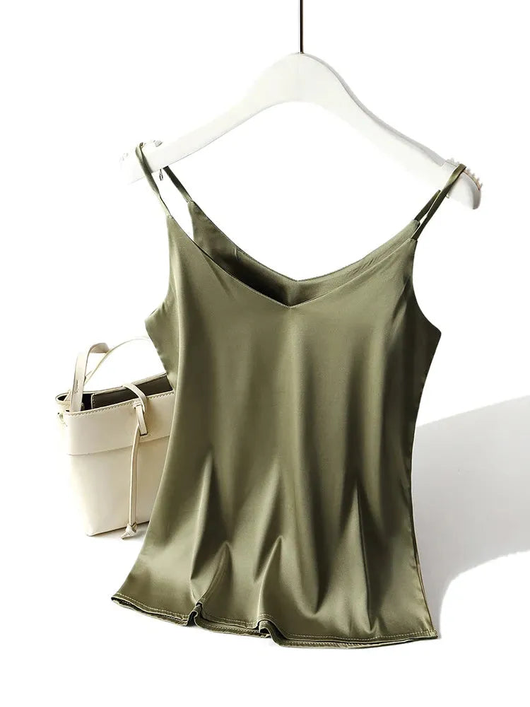 Camisole Top for Women | Lightweight Fabric | Adjustable Straps | Casual Wear | Available in Multiple Colors