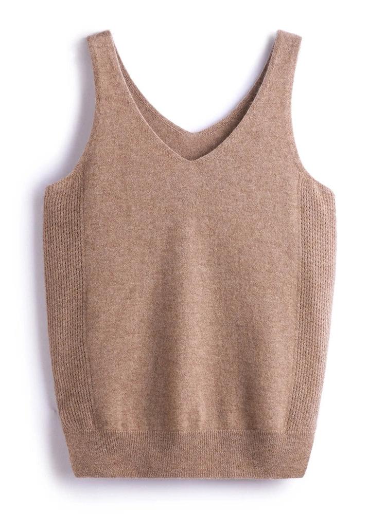 Cashmere V-Neck Sweater for Women - Soft, Lightweight Knit - Perfect for Casual Wear or Layering