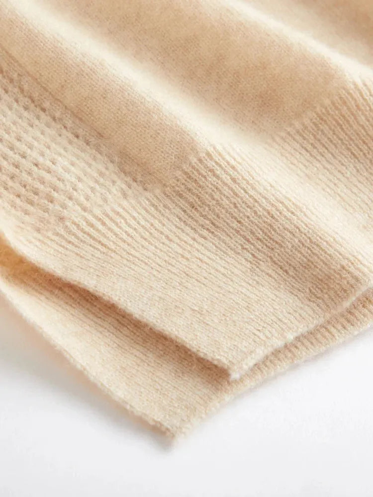 Cashmere V-Neck Sweater for Women - Soft, Lightweight Knit - Perfect for Casual Wear or Layering