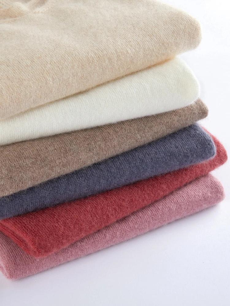 Cashmere V-Neck Sweater for Women - Soft, Lightweight Knit - Perfect for Casual Wear or Layering