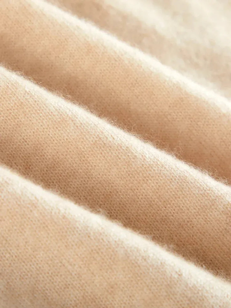 Cashmere V-Neck Sweater for Women - Soft, Lightweight Knit - Perfect for Casual Wear or Layering