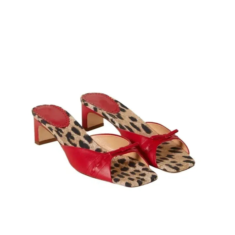 Check-In Heel Mules for Women - Stylish Open-Toe Design - Comfortable Slip-On Footwear for Casual and Dressy Occasions