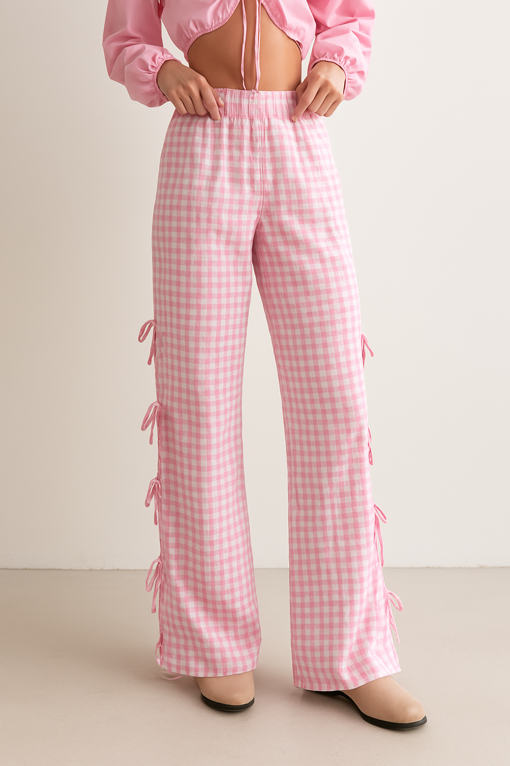 Checkered Cotton Trousers for Casual Wear - Comfortable Fit, Versatile Design, Perfect for Everyday Outfits