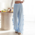 Checkered Cotton Trousers for Casual Wear - Comfortable Fit, Versatile Design, Perfect for Everyday Outfits