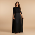 Chiffon Maxi Dress - Elegant Traditional Style for Formal Events and Special Occasions