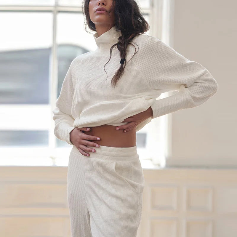 Classic Winter Loungewear Set - Soft Cotton Blend - Cozy and Comfortable - Ideal for Relaxing at Home