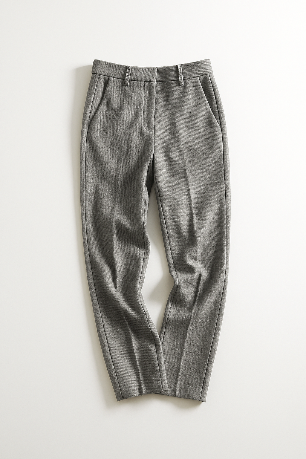 Classic Wool Trousers for Women - Tailored Fit, Versatile Style for Work or Casual Wear