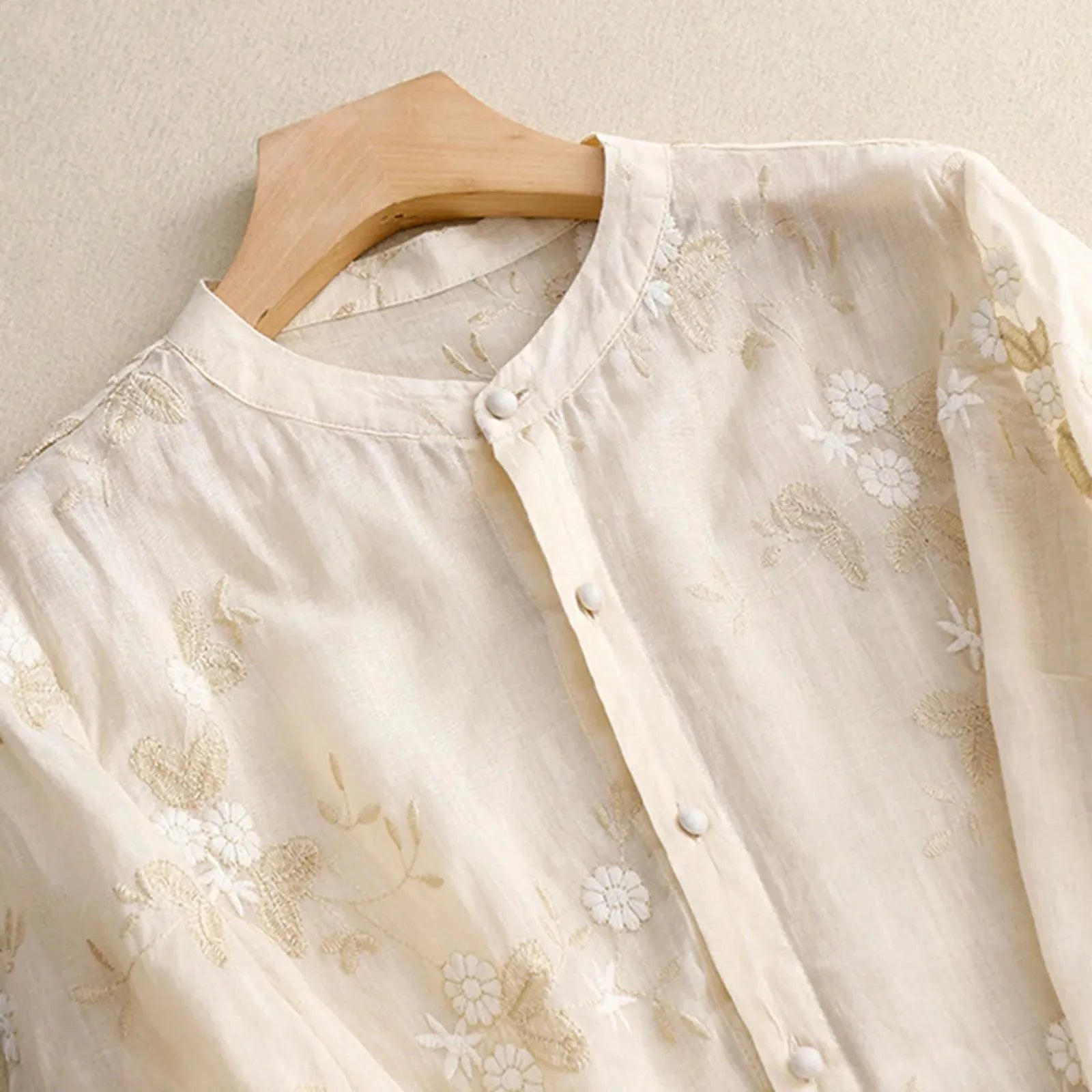 Cotton Blouse for Women - Casual Short Sleeve Top - Lightweight and Breathable - Perfect for Everyday Wear